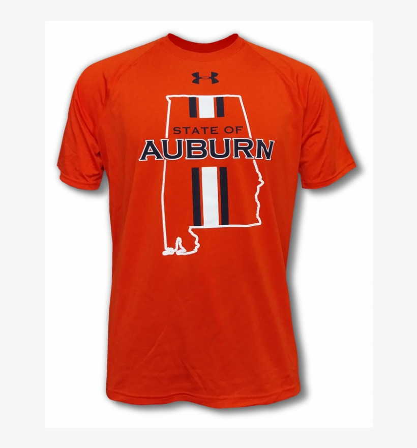 Under Armour Orange "state Of Auburn" Shirt - Under Armour, transparent png #5333585