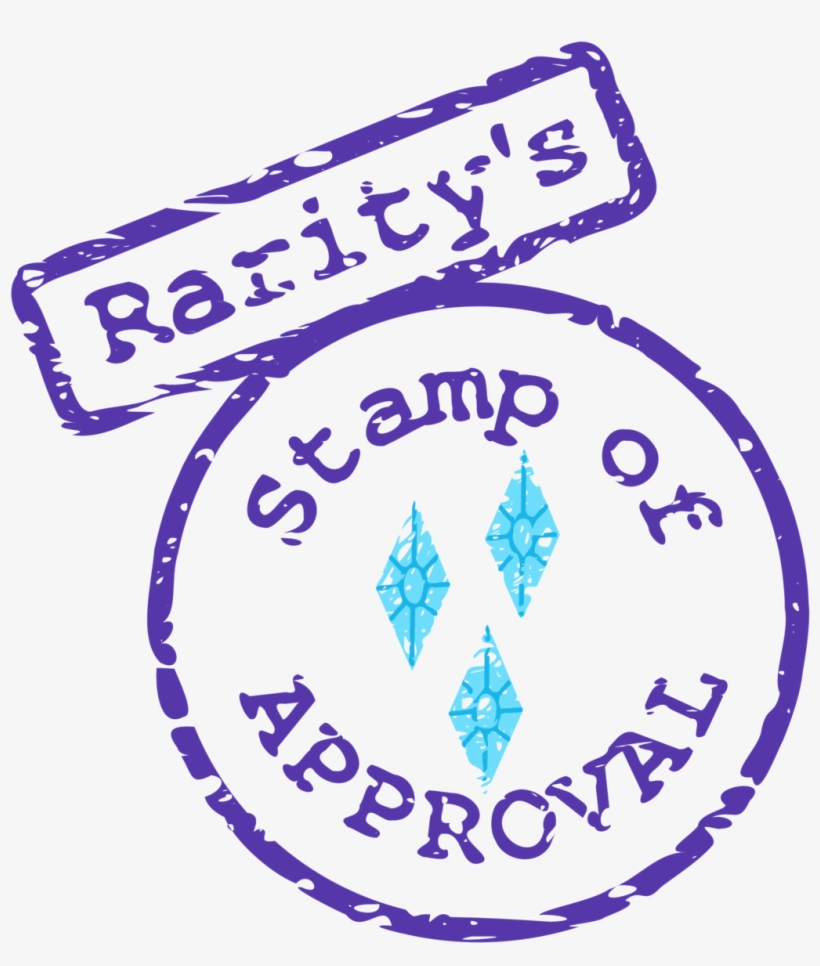 Rarity&stamp Of Approval - My Little Pony: Friendship Is Magic, transparent png #5333725