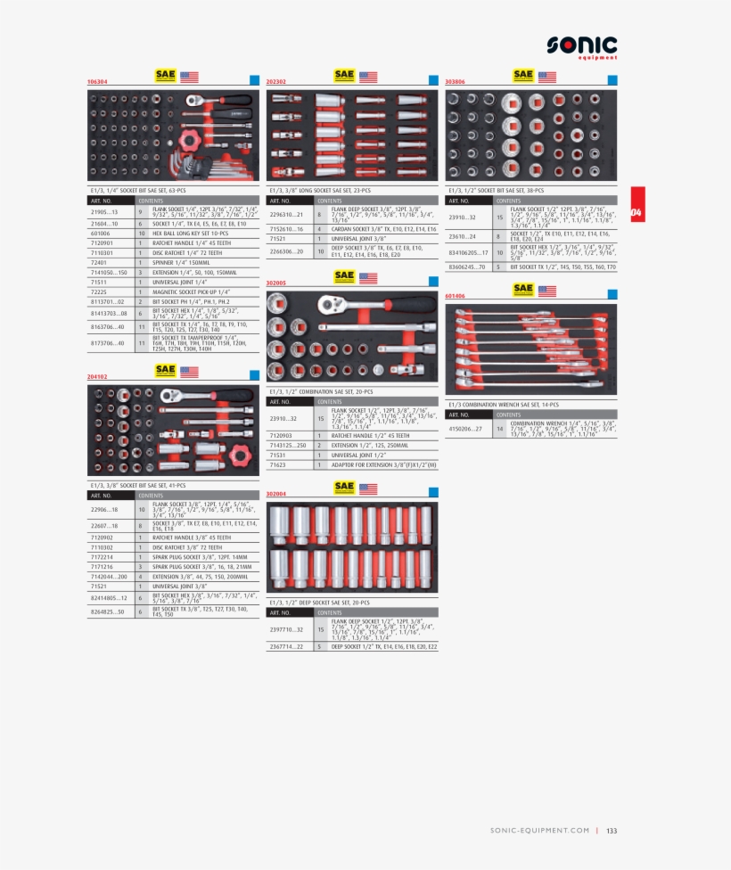 Sonic Equipment Main Catalog Tools Torque Special Tools - Graphic Design, transparent png #5335588