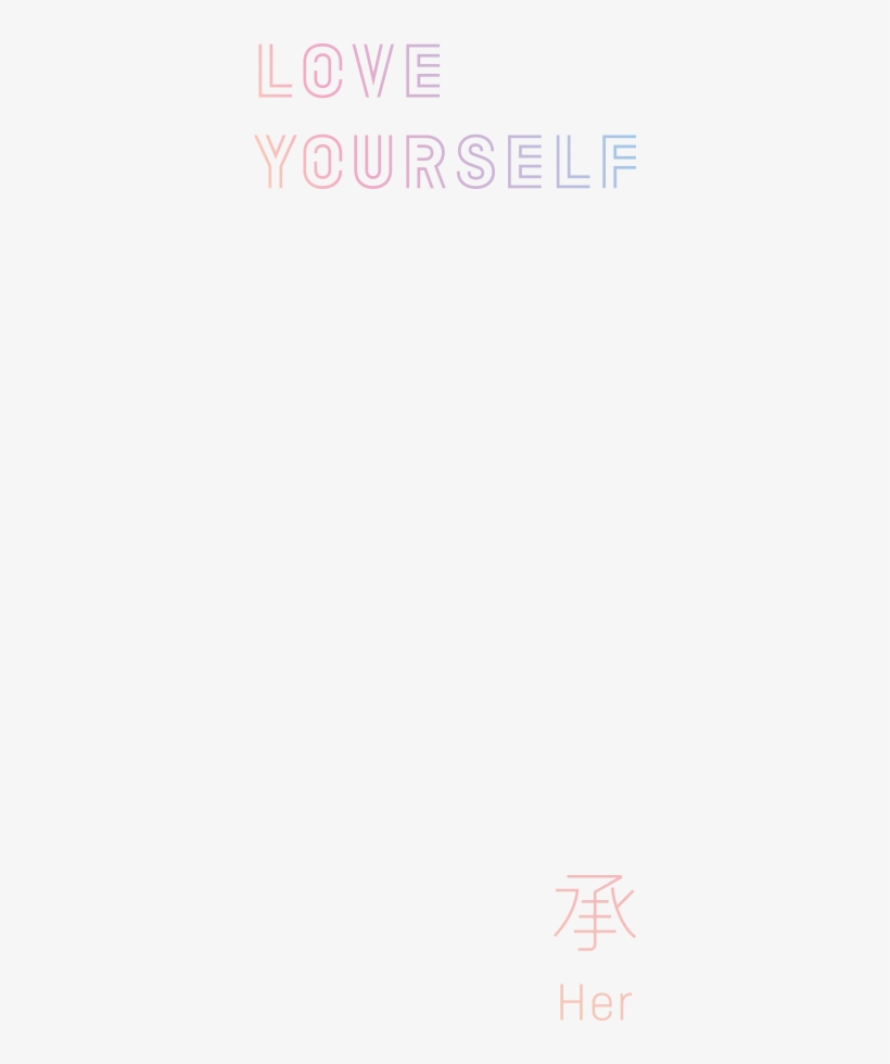 Bts Love Yourself Logo - Shirt, transparent png #5336029