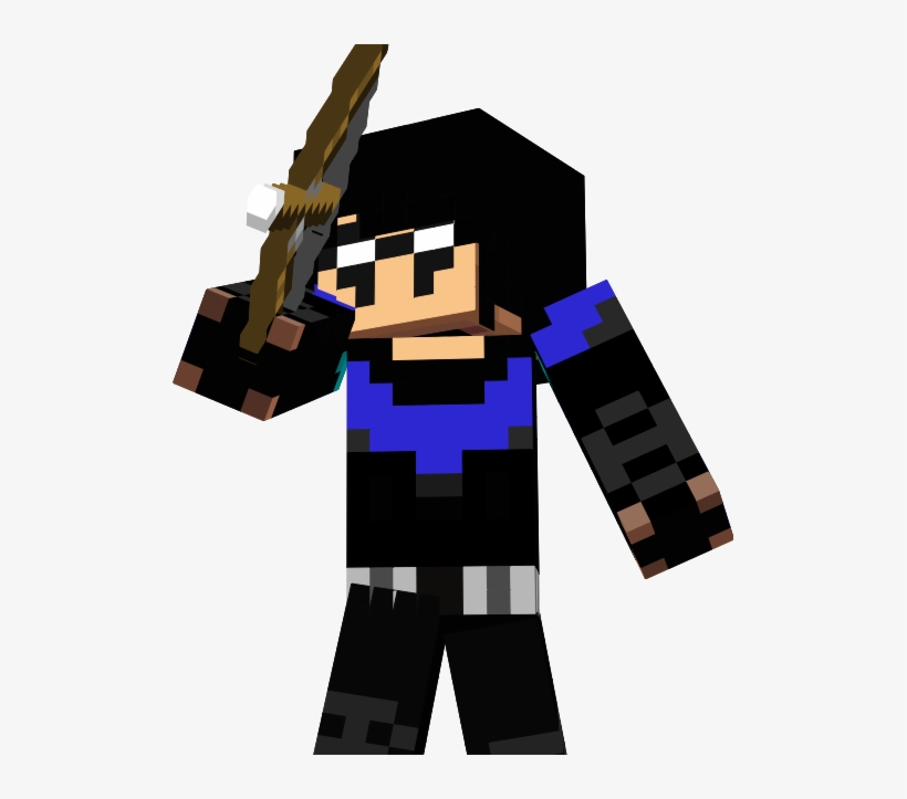 Minecraft Nightwing, transparent png #5336740
