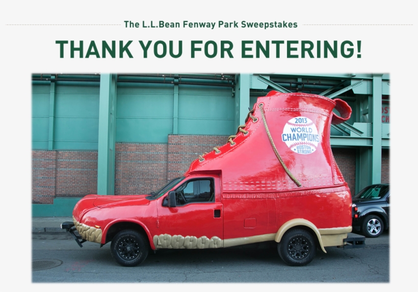 Bean Fenway Sweepstakes - Fenway–kenmore, transparent png #5337078