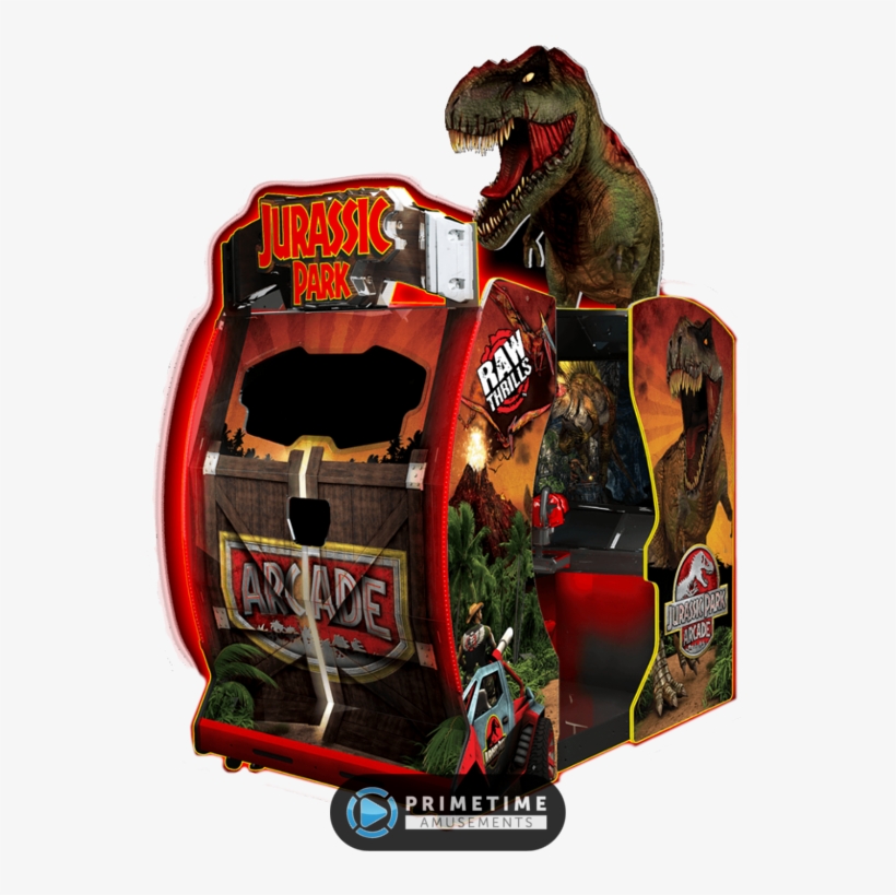 Jurassic Park Arcade By Raw Thrills - Namco Jurassic Park Arcade Machine, transparent png #5337989