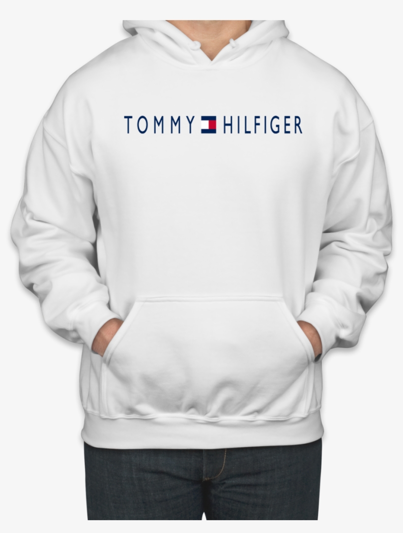 Amazing Tommy Hilfiger Design Unisex Hoodie - Hanes Ecosmart 50 50 Pullover Hoodie, transparent png #5338125