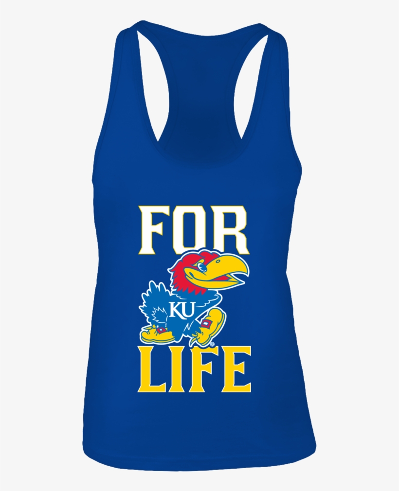 For Life Kansas Jayhawks Logo Shirt - Kansas Jayhawks, transparent png #5338973