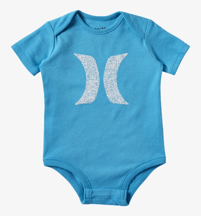 Hurley Logo Push Infant Boys' Bodysuit Size 3-6m - Leotard, transparent png #5339216