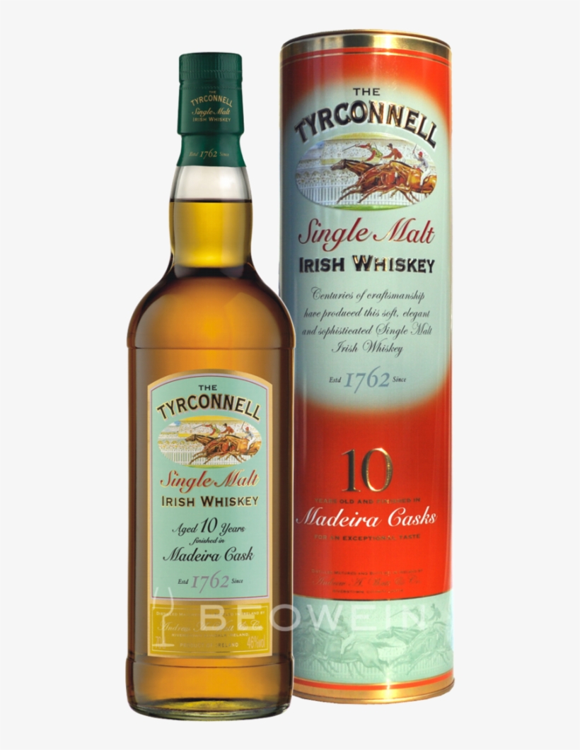 Tyrconnell Madeira Cask - Tyrconnell Irish Single Malt Whiskey - 750 Ml Bottle, transparent png #5340039