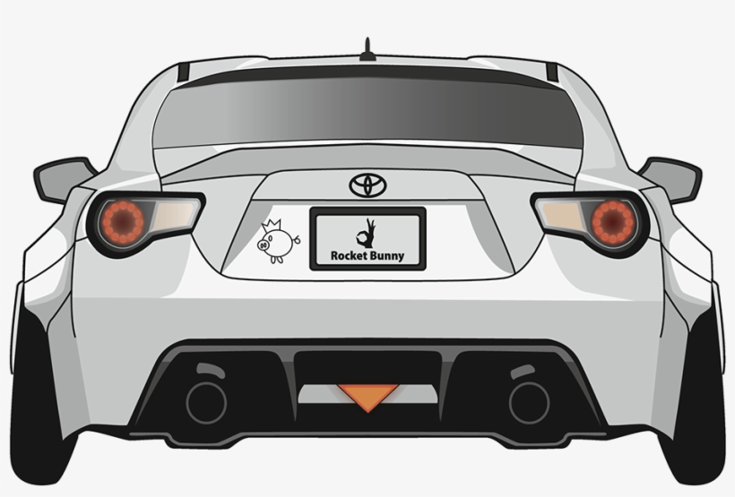 Toyota Gt 86 Rocket Bunny Illustration - Toyota 86 Illustrator, transparent png #5340145