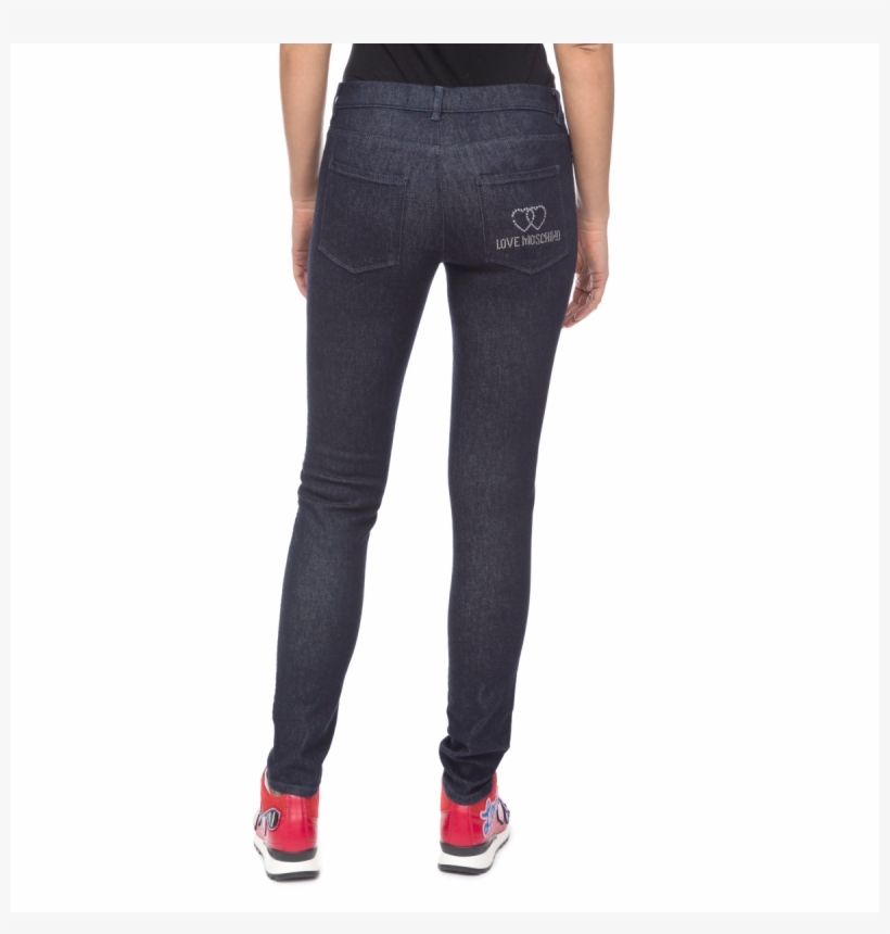 Buy Džinsi Love Moschino Asian Fit Logo Core Wq407 - Pocket, transparent png #5340355