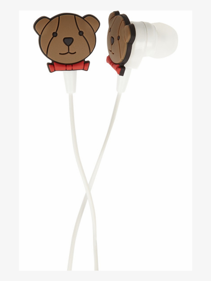 Moschino Bear Earphones - Pug, transparent png #5340513