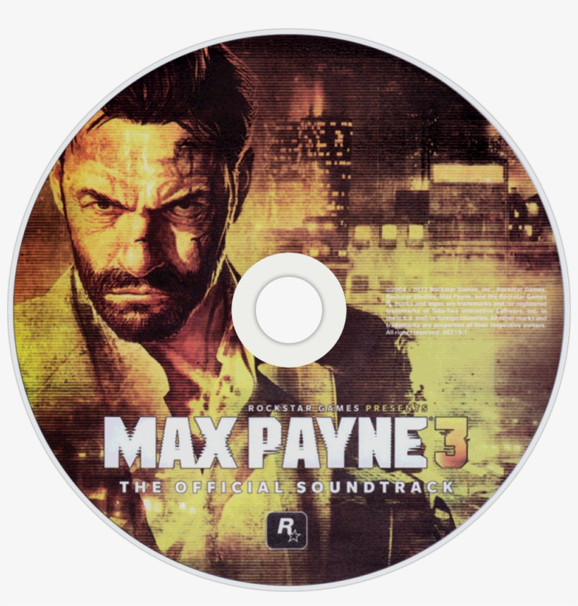 Health Max Payne - Max Payne 3 Disc, transparent png #5341268