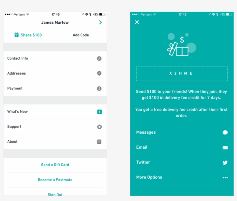 40 Mobile Examples Postmates - Mobile Phone, transparent png #5341537