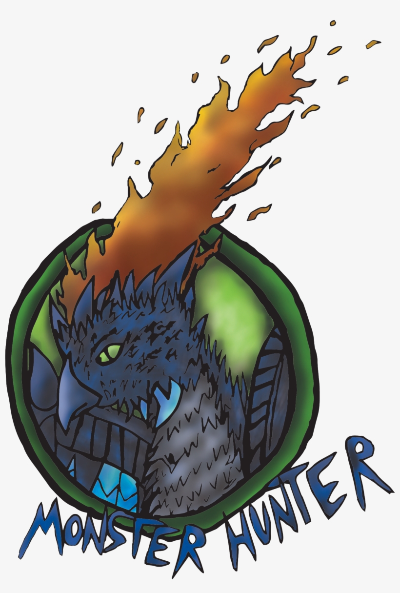 Monster Hunter Logo - Cartoon, transparent png #5341874