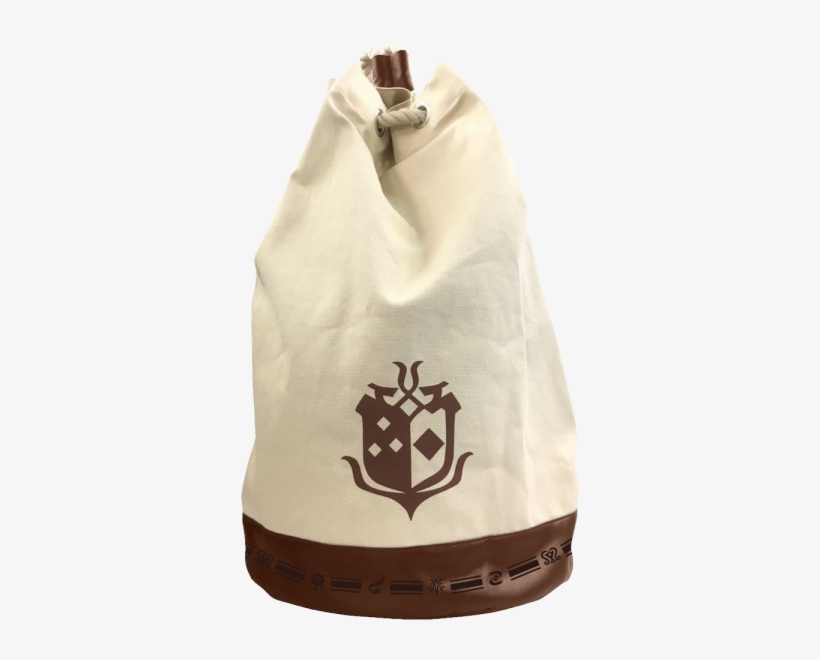 Monster Hunter World Duffle Bag Emblem - Monster Hunter World Sack Backpack, transparent png #5342241