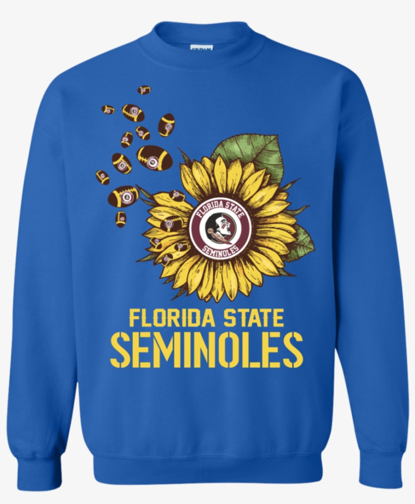 Florida State Seminoles Football Sunflower Shirts Sweatshirts, transparent png #5342569