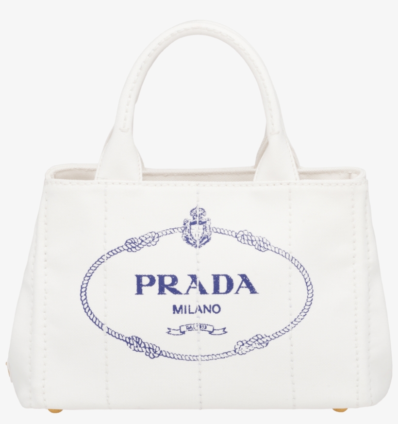 Prada Canapa Denim Tote Bag/handbag 1bg439, transparent png #5343872