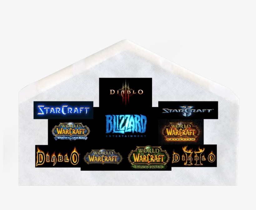 Blizzard Logo Collage - World Of Warcraft Cataclysm, transparent png #5344659