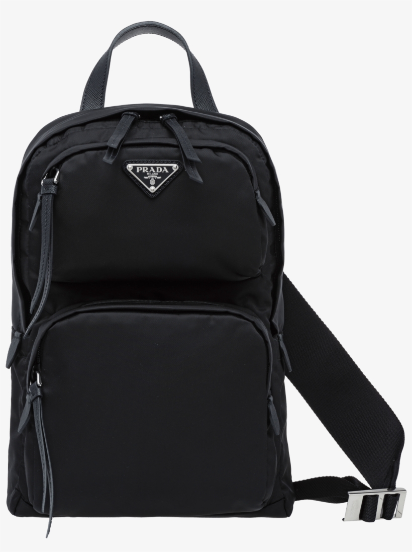 Prada Backpack Nylon Original, transparent png #5344660