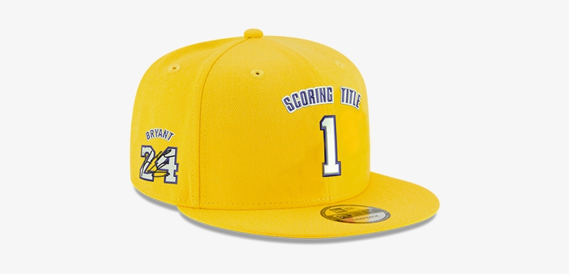 Kobe Bryant 9fifty 1 Scoring Title Gold Snapback Cap - Baseball Cap, transparent png #5346083
