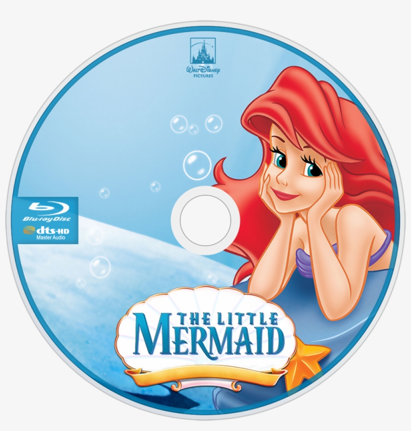 The Little Mermaid Bluray Disc Image, transparent png #5346927