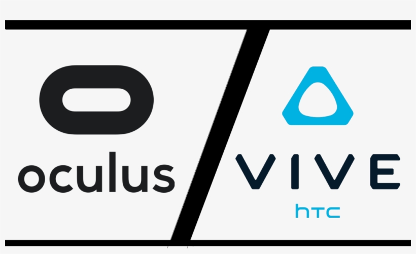 The Oculus Rift Vs - Oculus Rift Htc Vive Logo, transparent png #5348615