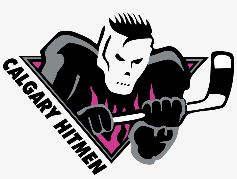 Calgary Hitmen Logo Png Transparent - Calgary Hitmen Logo Pink, transparent png #5348841
