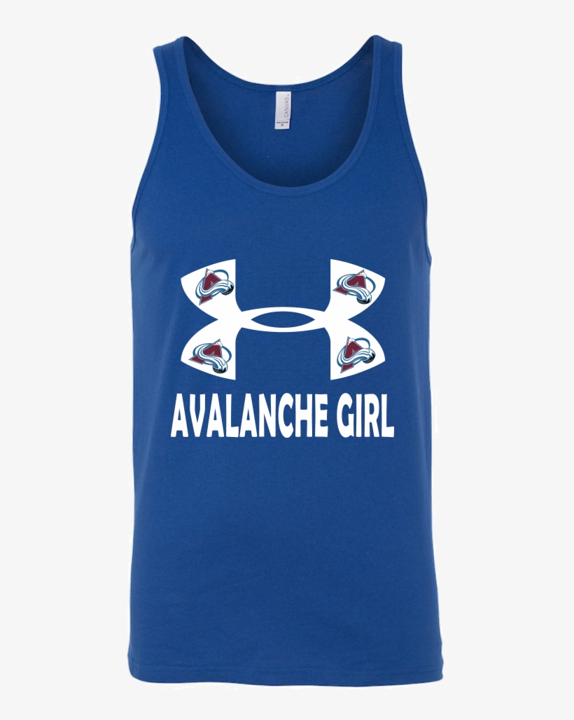 Nhl Colorado Avalanche Girl Under Armour Hockey Shirt, transparent png #5349716