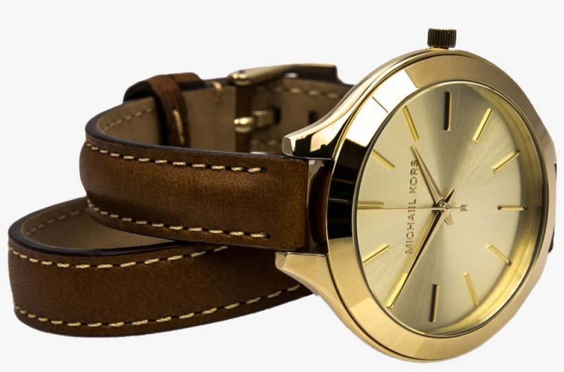 Michael Kors Women's Mk2256 Runway Brown Watch - Michael Kors Slim Runway, transparent png #5351614
