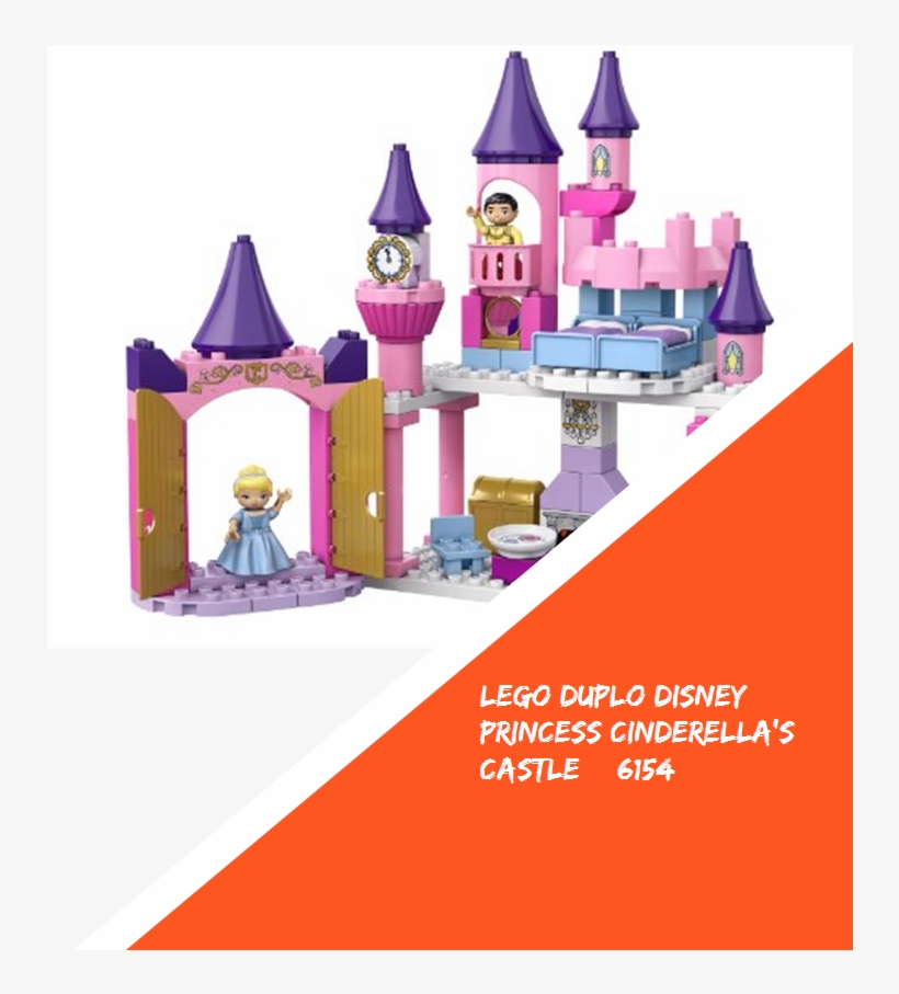 Lego Duplo Disney Princess Cinderella's Castle - Lego Cinderella’s Castle 6154, transparent png #5353107
