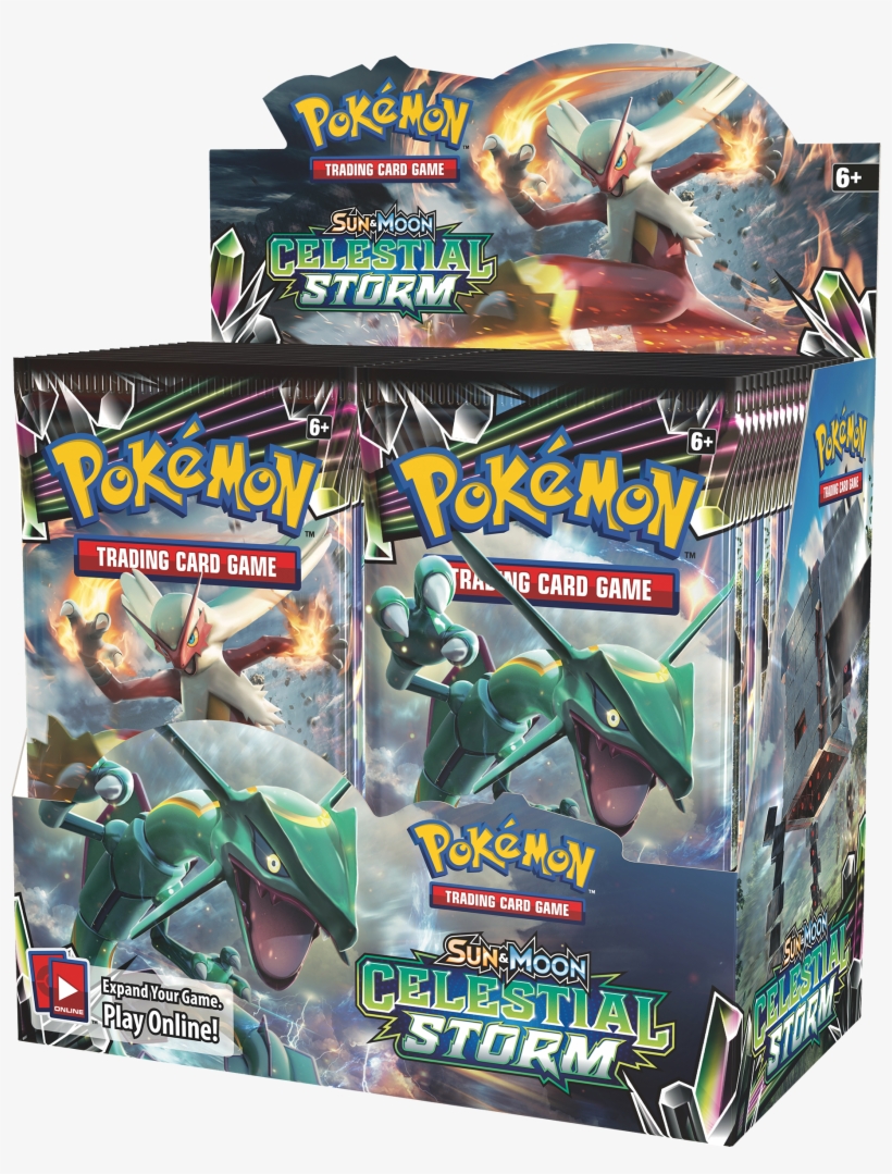 Pokemon Sun & Moon - Celestial Storm Booster Box, transparent png #5353109