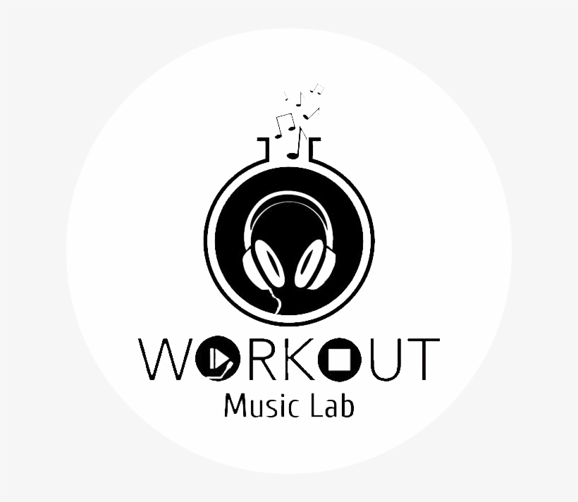 Workoutmusiclab Logo Circle White - Music Circle Logo, transparent png #5353656