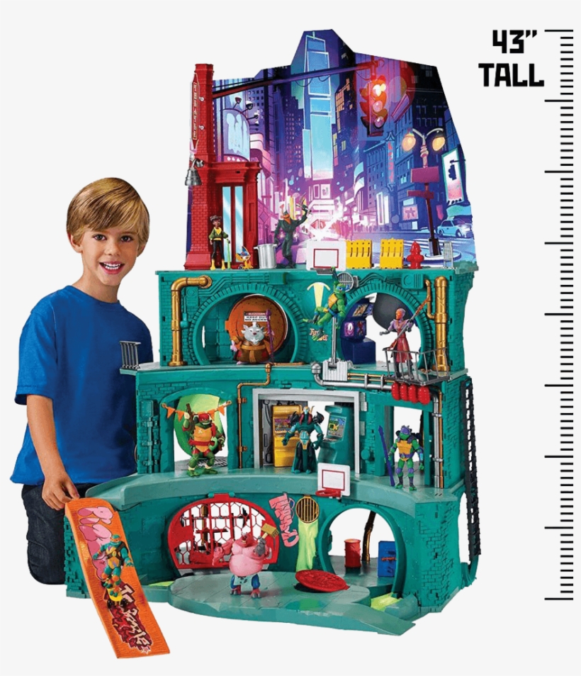 Rise Of The Teenage Mutant Ninja Turtles Epic Lair - Rise Of The Tmnt Toys, transparent png #5354025