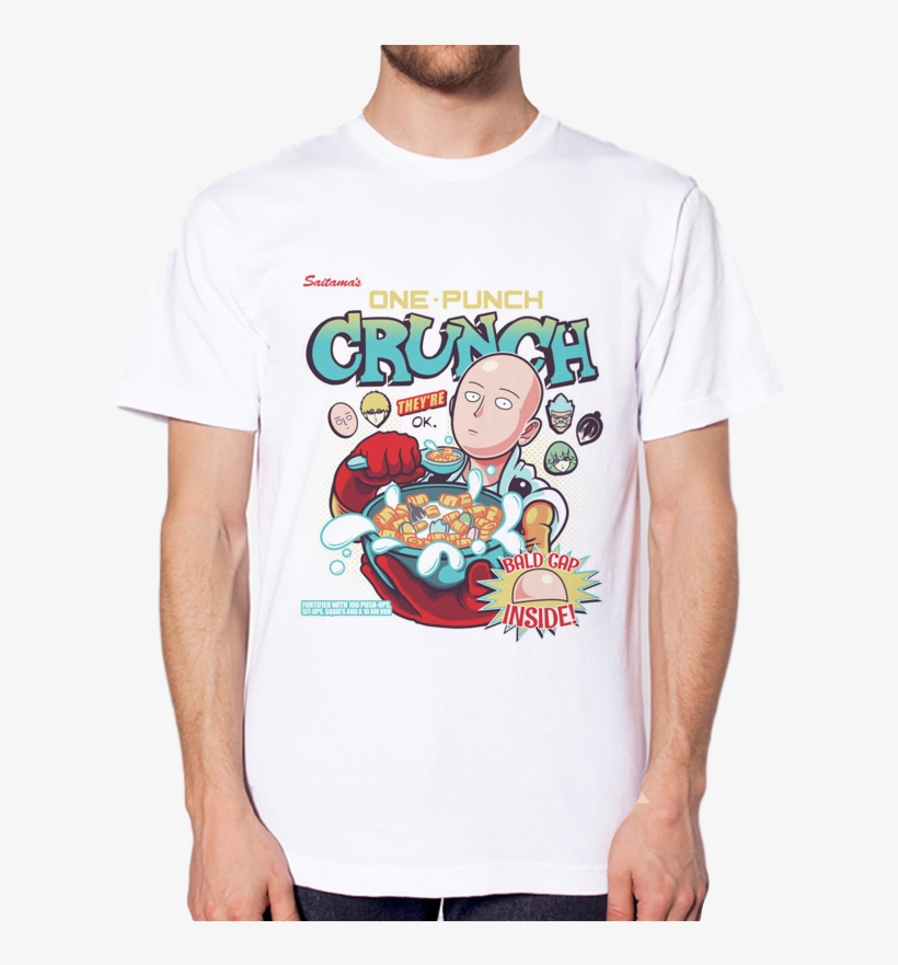 One Punch Man Crunch Shirt - Destroy Punk Shirt, transparent png #5354471