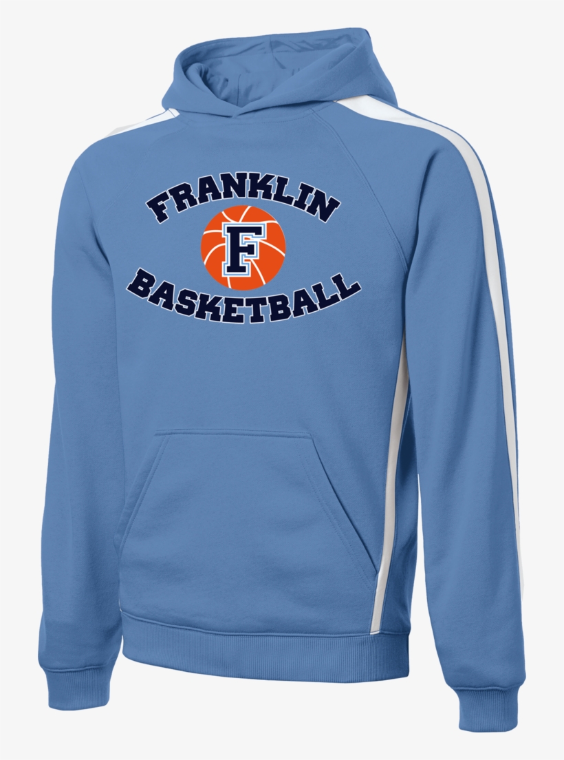 Franklin Basketball Logo Printed Stripe Pullover Hooded - Adlai E. Stevenson High School, transparent png #5355743