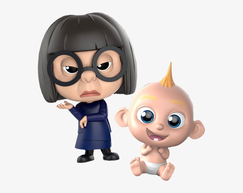 Edna Mode & Jack-jack Cosbaby Set - Incredibles 2 Jack Jack In A Diaper, transparent png #5356022