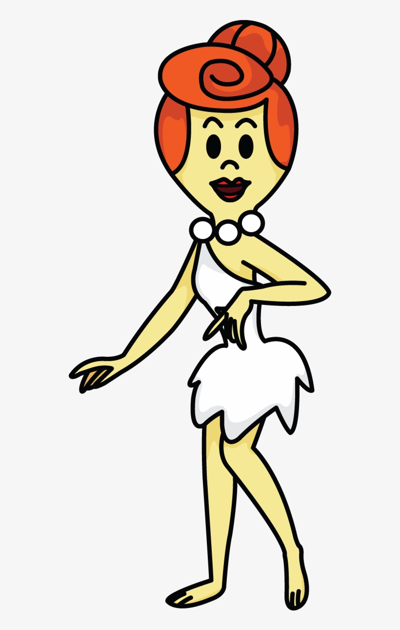Svg Freeuse Wilma Flintstone Tutorial Http - Wilma Flintstone No Background, transparent png #5356315