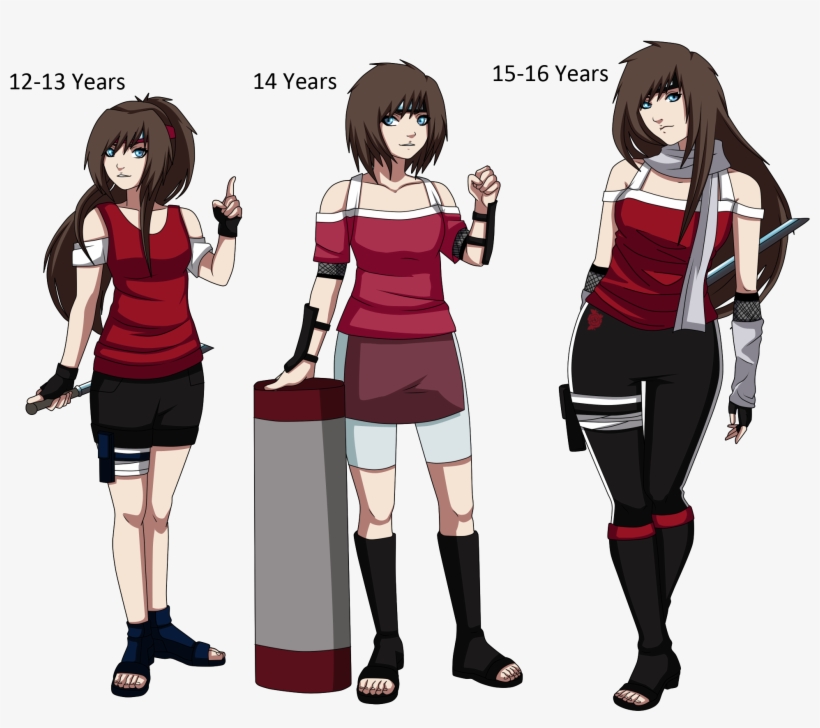 Shiori 12 13 14 15 16 - Naruto Ruby, transparent png #5358732