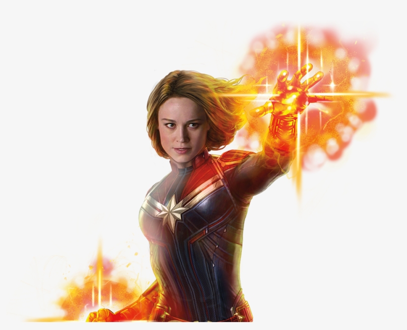 Carol Danvers Suits Up To Defend The Universe As Captain - Avengers: Infinity War, transparent png #5358899