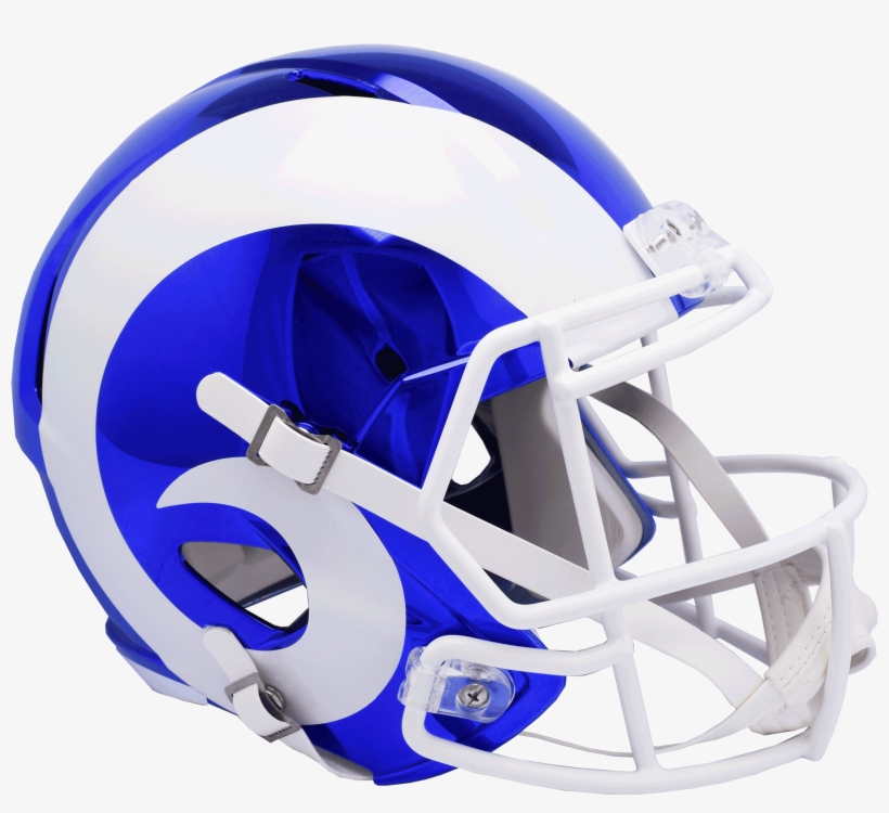 La Rams Chrome Helmet, transparent png #5360493