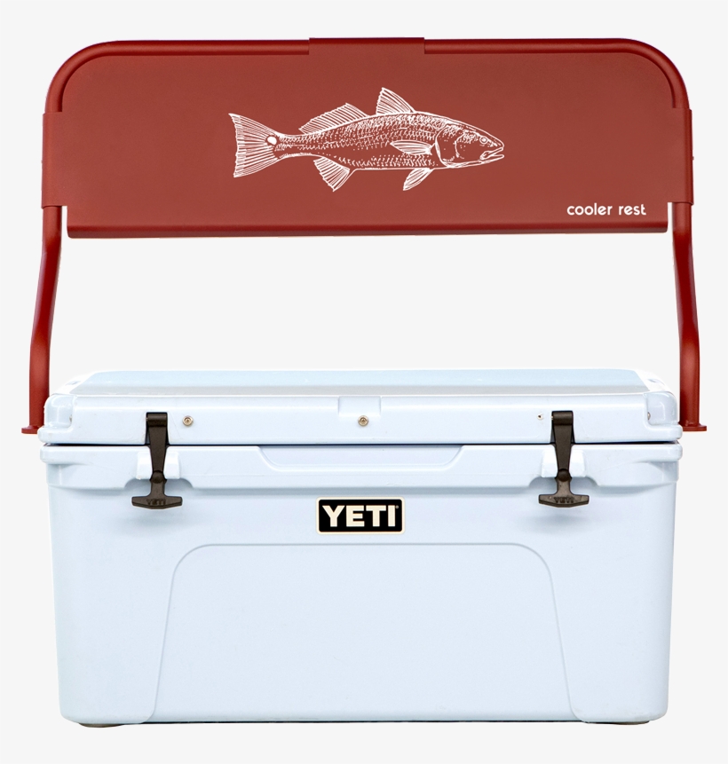Cooler Rest Redfish On Yeti Cooler 2 - Yeti Tundra 45 Cooler - Seafoam Green, transparent png #5361559