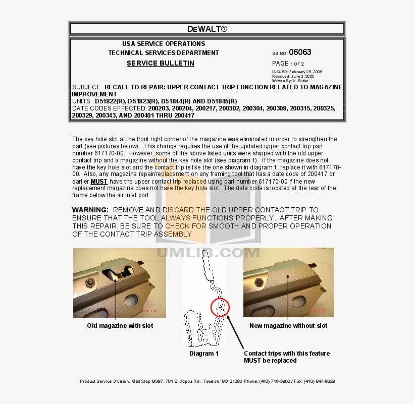 Pdf For Dewalt Other D51845 Framing Nailer Manual - Nail Gun, transparent png #5363674