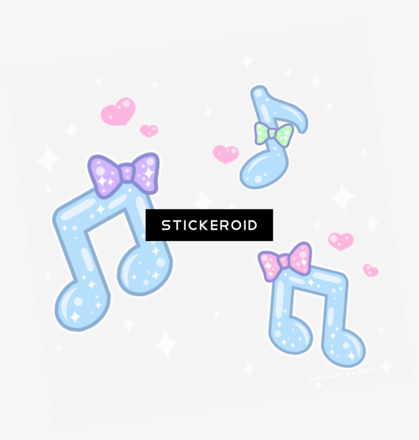 Melody Music Musically - Cute Music Notes Png, transparent png #5363676