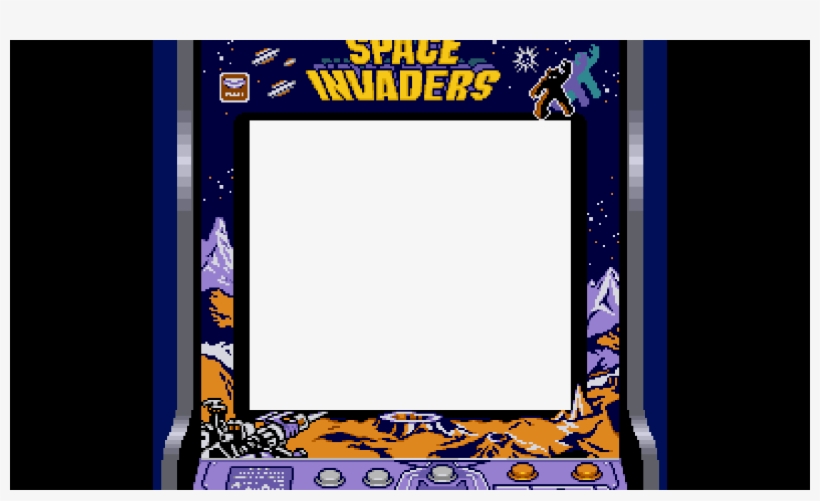 0 1488635277154 Space-1 - Space Invaders Arcade Start Screen, transparent png #5364625