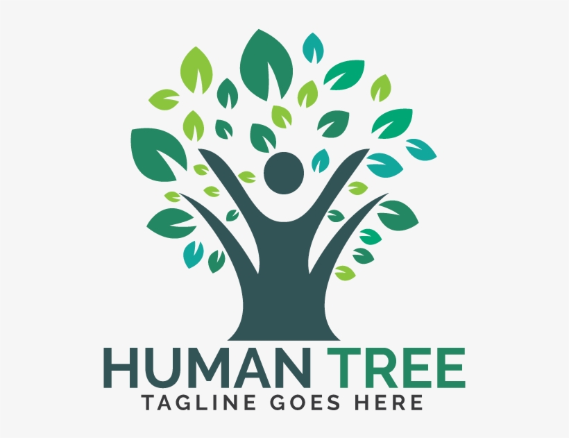 Human Tree Logo Design, transparent png #5365558