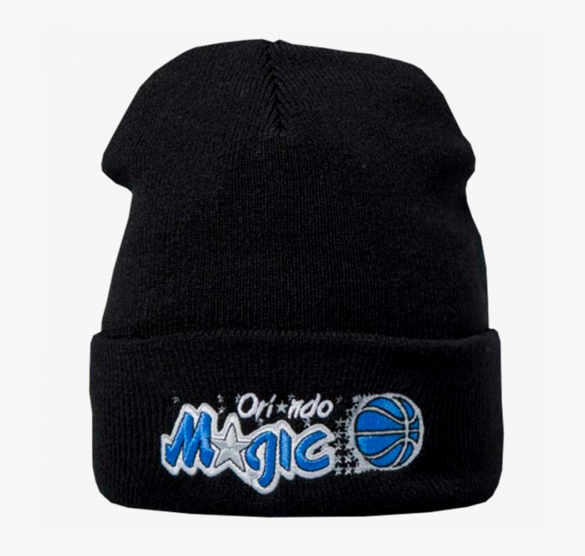 Orlando Magic Mitchell & Ness Team Logo Cuff Cappello - Beanies Orlando Magic Team Logo Knit Black Cuff - Mitchell, transparent png #5365738
