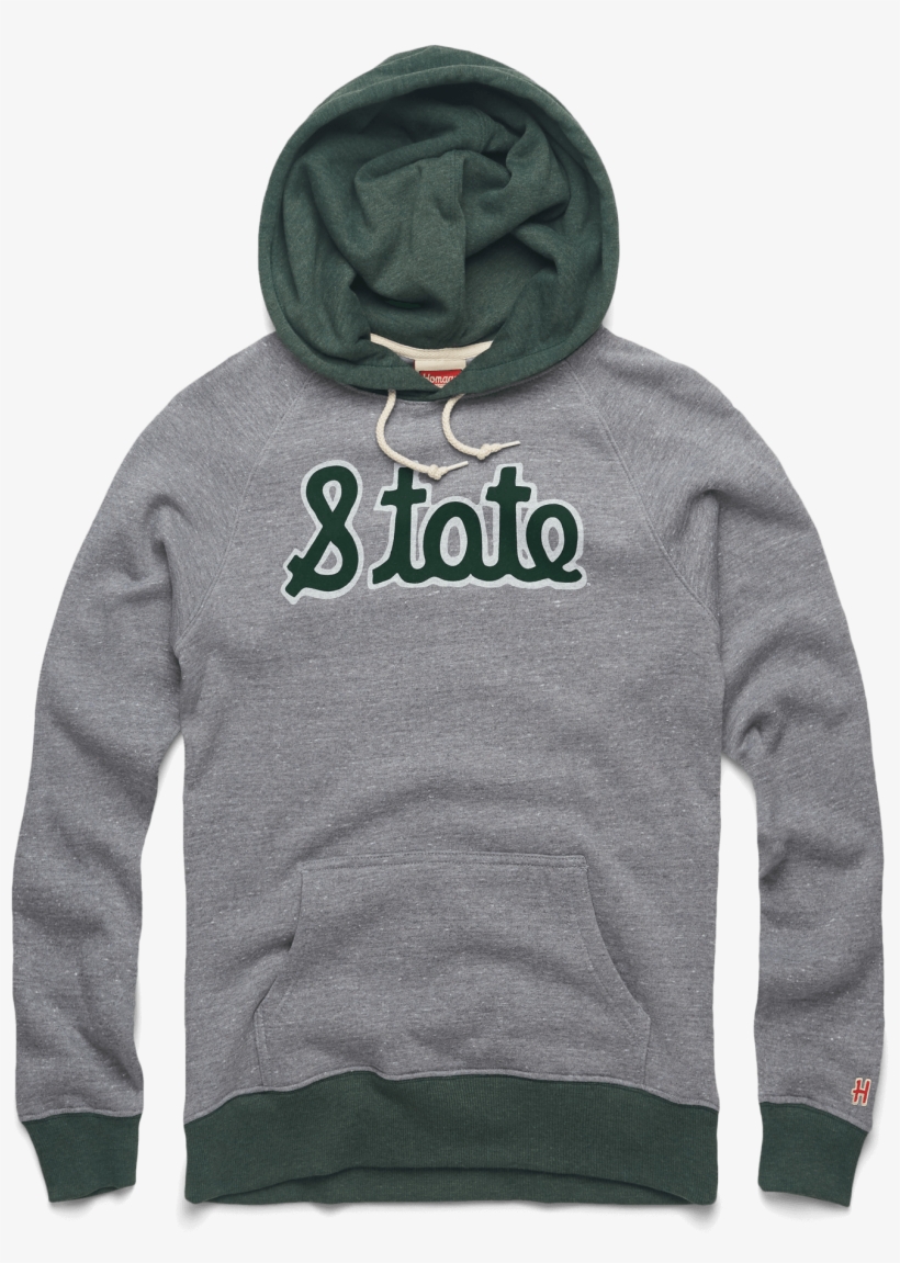 Michigan State Hoodie 01160271531 Grey Pine Flat V=1537303187 - Coat, transparent png #5365900