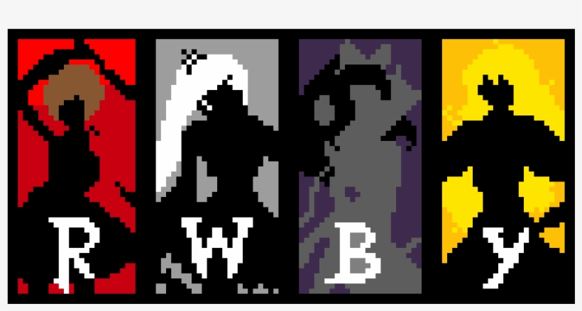 Rwby - Minecraft Rwby Pixel Art, transparent png #5369760