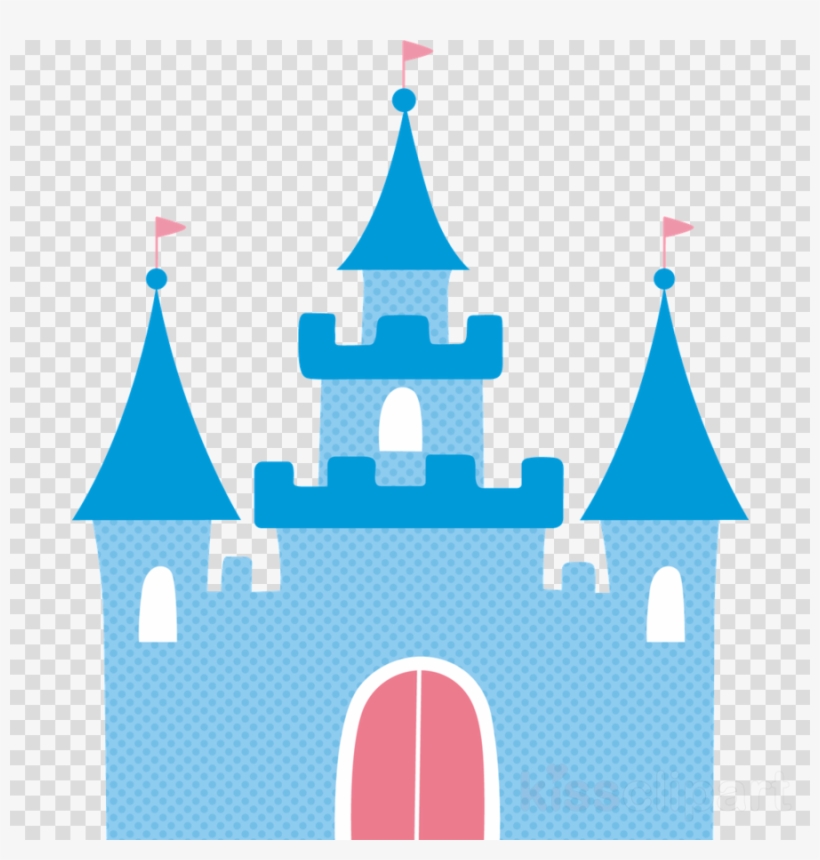 Blue Prince Castle Printable Clipart Disney Princess - Castelo Da Cinderela Em Png, transparent png #5370538