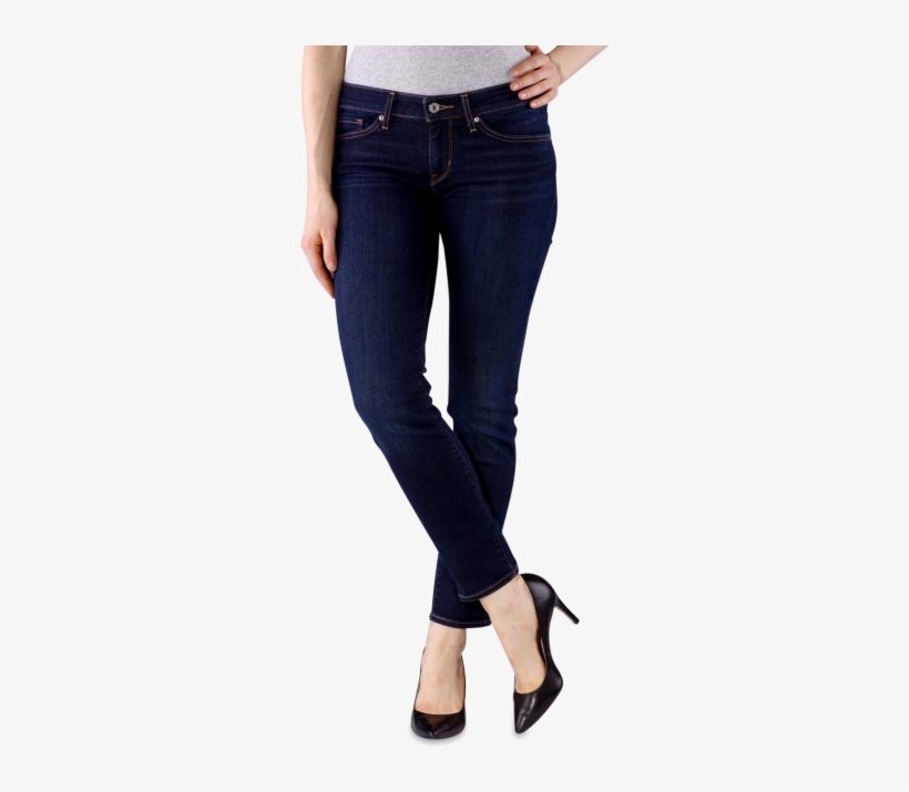 S 711 Skinny Jeans Daytrip - Dark Blue Levis Skinny Jeans Womens - Free  Transparent PNG Download - PNGkey
