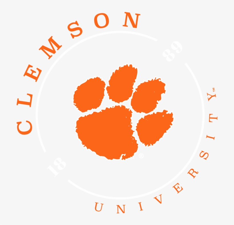 Official Ncaa Clemson Tigers - High Resolution Clemson Paw, transparent png #5371684